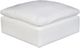 Moe's Home Collection Terra Condo Cream White Ottoman-0