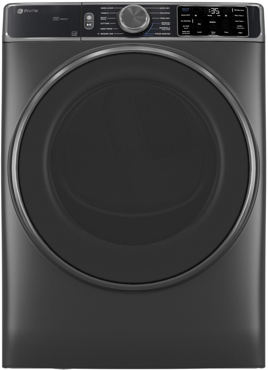 GE Profile™ 7.8 Cu Ft. Carbon Graphite Front Load Gas Dryer