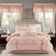 Olliix by Madison Park Essentials 24 Pieces Blush Queen Joella Room in a Bag Set-0