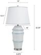 Stylecraft Bexium Blue Table Lamp-2
