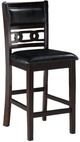 New Classic® Home Furnishings Gia 3-Piece Ebony Drop Leaf Counter Height Dining Set-3
