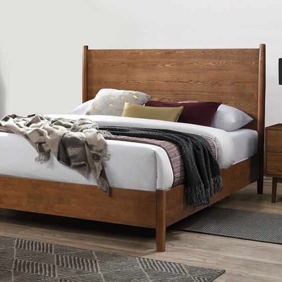 Furniture of America® Tromso 4-Piece Walnut Queen Bedroom Set-2