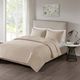 Olliix by 510 Design Otto Khaki King/California King 3 Piece Reversible Coverlet Set-3
