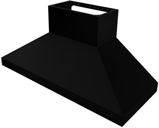 Vent-A-Hood® 66" Black Euro-Style Wall Mount Range Hood-2