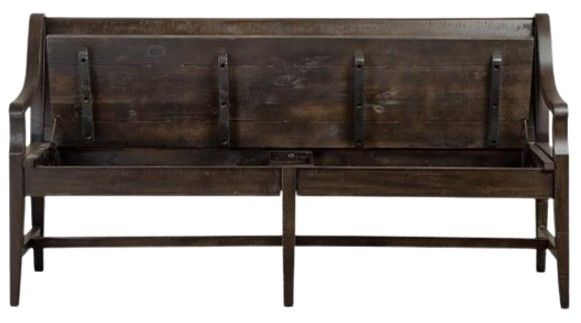 Magnussen Home® Westley Falls Graphite Bench-3