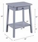 ACME Furniture Kaife Gray Accent Table-3