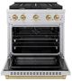 ZLINE Autograph Edition 30" Stainless Steel Pro Style Gas Range-1