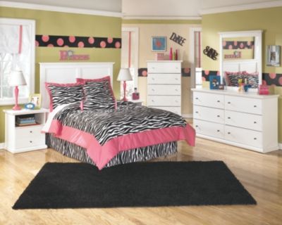 Signature Design by Ashley® Bostwick Shoals White Full Panel Headboard-4