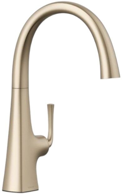 KOHLER® Graze® Vibrant Brushed Bronze Single-Handle Bar Sink Faucet-0