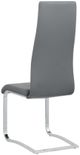 Coaster® Montclair 4-Piece Grey/Chrome Upholstered High Back Side Chairs-1