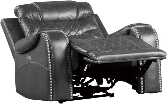 Homelegance® Putnam Gray Power Recliner-3