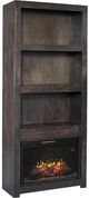 Aspenhome® Avery Loft Ghost Black Fireplace Display Case-0