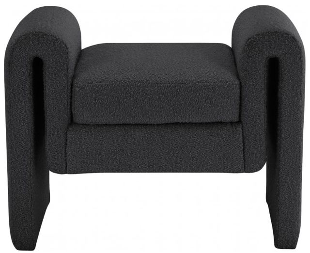 Meridian Furniture Stylus Black 31" Accent Bench-1