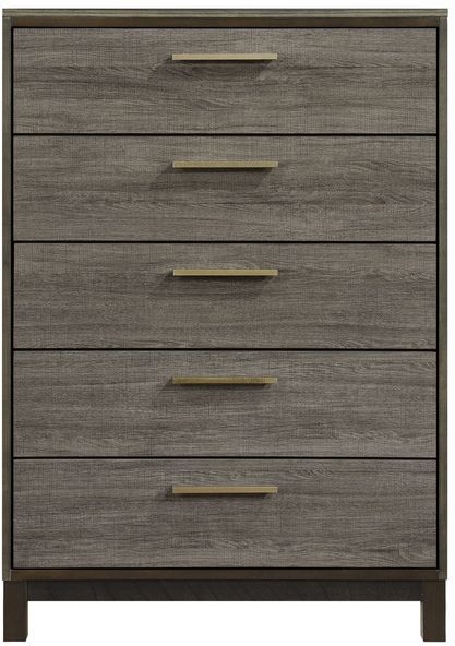 Homelegance® Vestavia Antique Gray/Dark Brown Chest-2