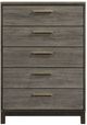 Homelegance® Vestavia Antique Gray/Dark Brown Chest-2