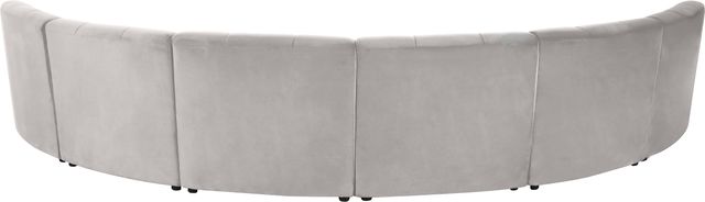 Meridian Furniture Limitless 6-Piece Cream Velvet Modular Sectional-3