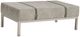 Michael Amini® Menlo Station™ Brushed Silver/Gray Cocktail Ottoman-0