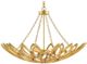 Currey & Company Allemande Contemporary Gold Leaf Chandelier-1