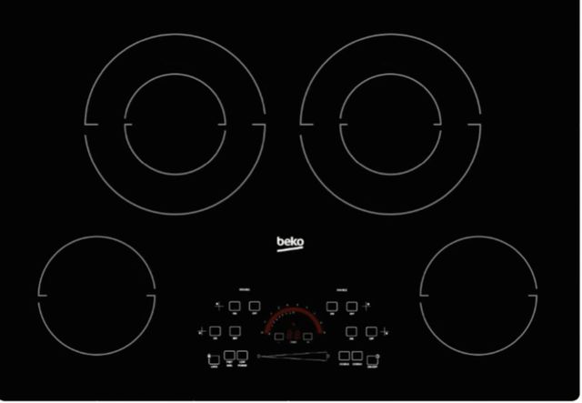 Beko 30" Black Glass Electric Cooktop-0