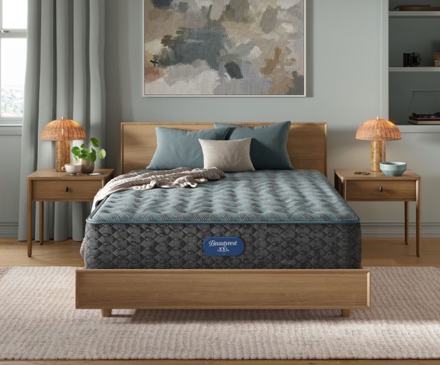 Beautyrest® Level One 12.5" Pocketed Coil Medium Tight Top King Mattress-2