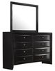 Coaster® Briana Black Dresser and Mirror -0
