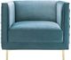 TOV Furniture Sal Sea Blue Woven Chair-0