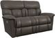 La-Z-Boy® Mateo Charcoal Leather Power Reclining Loveseat with Headrest-0