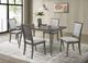 Coaster® Onslow 5-Piece Beige/Dark Brown Dining Set-3