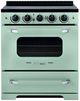 Unique® Appliances Classic Retro 30" Summer Mint Green Slide In Induction Range-1