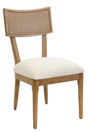 Martin Furniture Quincy Golden Brown/Off-White Side Chair-0