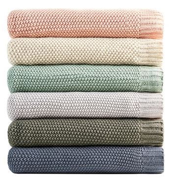 Olliix by INK+IVY Bree Knit Charcoal 50" x 60" Throw-2