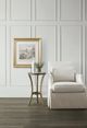 Hooker® Furniture Commerce and Market Martini Glass Top Accent Table with Antique Gold Base-3