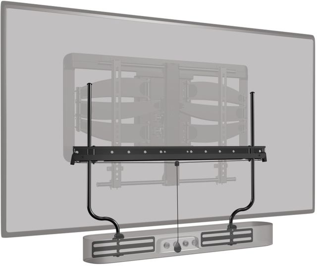 Sanus® Black Universal Soundbar Mount-0