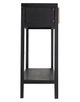 A & B Home Black Console Table with Two Drawers -1