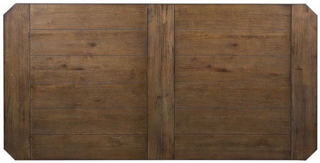 Liberty Furniture Artisan Prairie 5-Piece Aged Oak Trestle Table Set-3