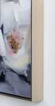A & B Home Sarah Blue/Ivory/Pink Hand Painting Wall Art-3