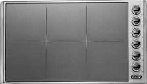 top view of the Viking® Professional 5 Series 36" Stainless Steel Induction Cooktop