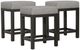 Liberty Furniture Tanners Creek 3-Piece Gray/Graystone Upholstered Console Stool Set-0