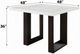 ACME Furniture Edwyn White Marble Top Counter Height Dining Table with Espresso Base-2