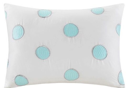 Olliix by Intelligent Design Lorna Aqua Full Comforter and Sheet Set-2
