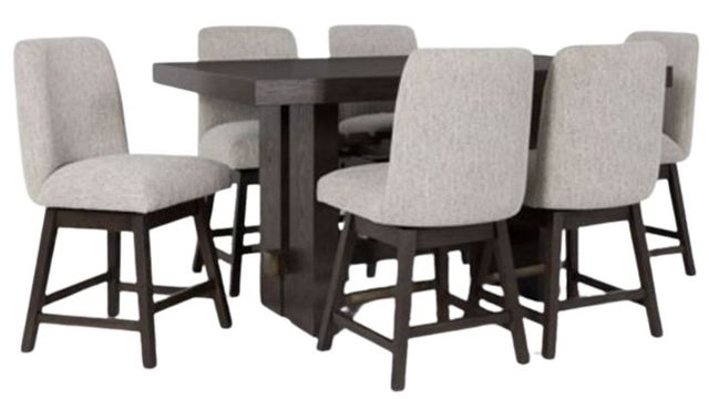Signature Design by Ashley® Burkhaus Dark Brown Counter Height Dining Table-3