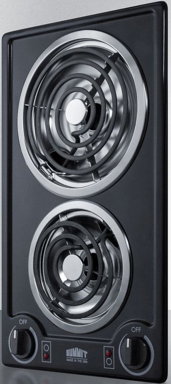 Summit® 12" Black Electric Cooktop-1