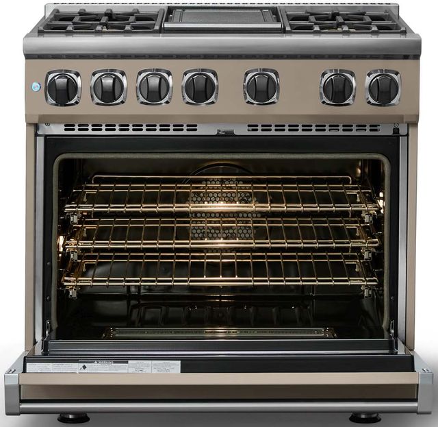Viking® 7 Series 36" Nantucket Pro Style Dual Fuel Range with Griddle-1