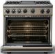 Viking® 7 Series 36" Nantucket Pro Style Dual Fuel Range with Griddle-1