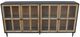 Nest Home Collections Camden Espresso/Natural Long Cabinet-2