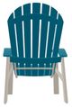 Telescope Casual Newport Aqua/Desert Polymer Outdoor MGP Adirondack Chair-3