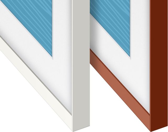 Samsung The Frame Customizable 55" Beveled White Bezel-5