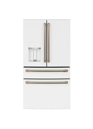 Café™ 36" 27.6 Cu. Ft. ENERGY STAR® Matte White 4-Door French Door Refrigerator