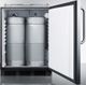 Summit® Commercial Series 5.5 Cu. Ft. Stainless Steel Beer Cooler/Kegerator-3