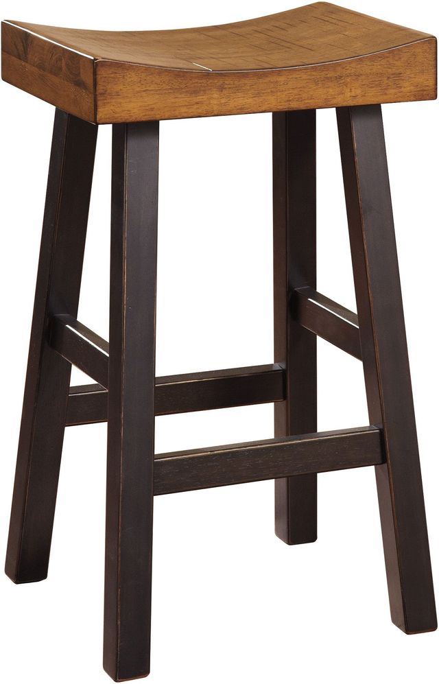 Signature Design by Ashley® Glosco 2-Piece Medium Brown/Dark Brown Stool Set-2